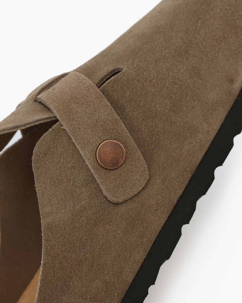Old Money Wildleder-Clogs