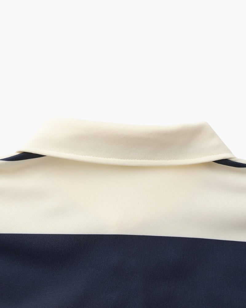Vintage Rugby Polo mit Streifen