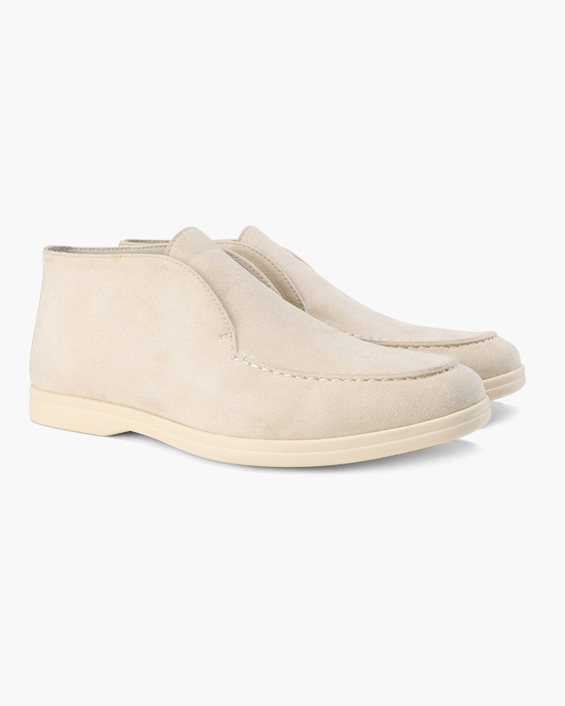Old Money Hohe Wildleder-Loafer