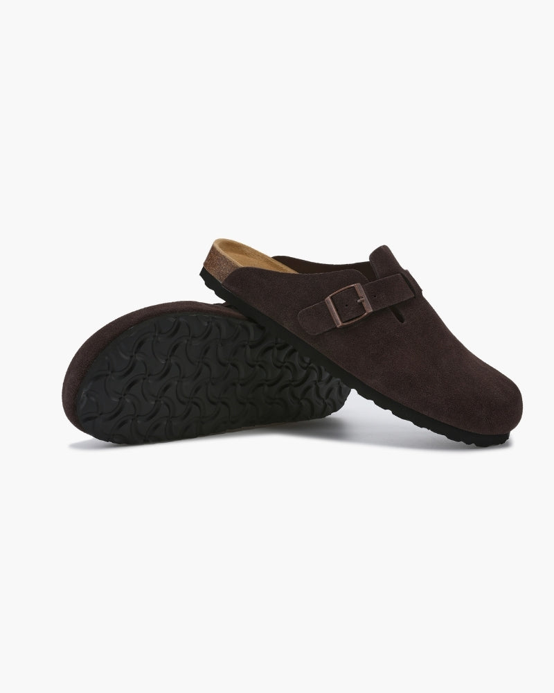 Old Money Wildleder-Clogs
