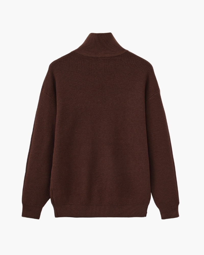 Edler Half-Zip Strickpullover