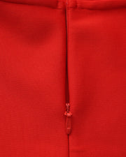 Maxikleid mit Neckholder in Slim Fit