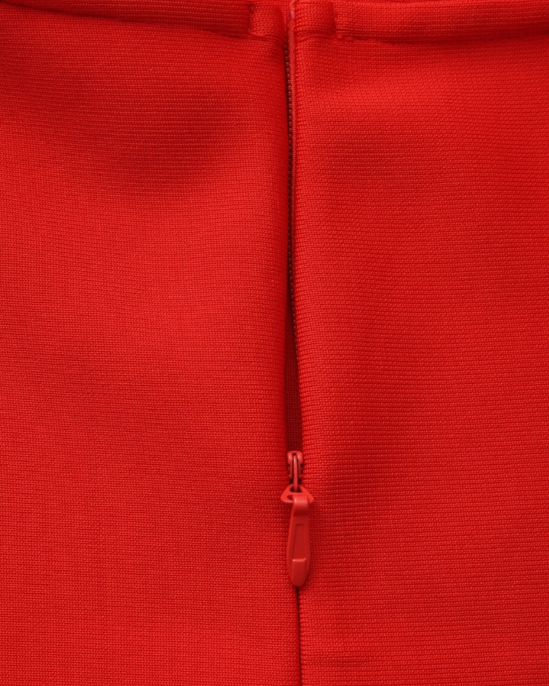Maxikleid mit Neckholder in Slim Fit