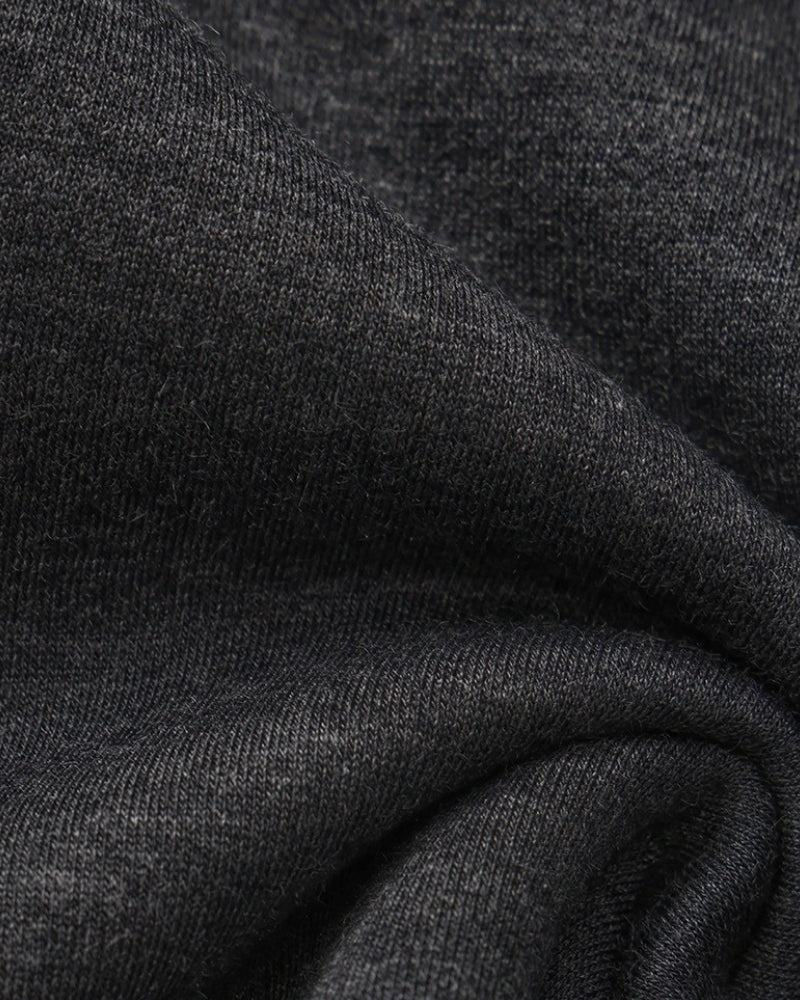 Klassisches Modal Blend Sweatshirt mit Rundhals