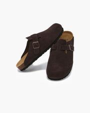Old Money Wildleder-Clogs
