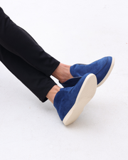 Old Money Hohe Wildleder-Loafer