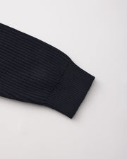 Rippstrick Pullover mit Rundhals