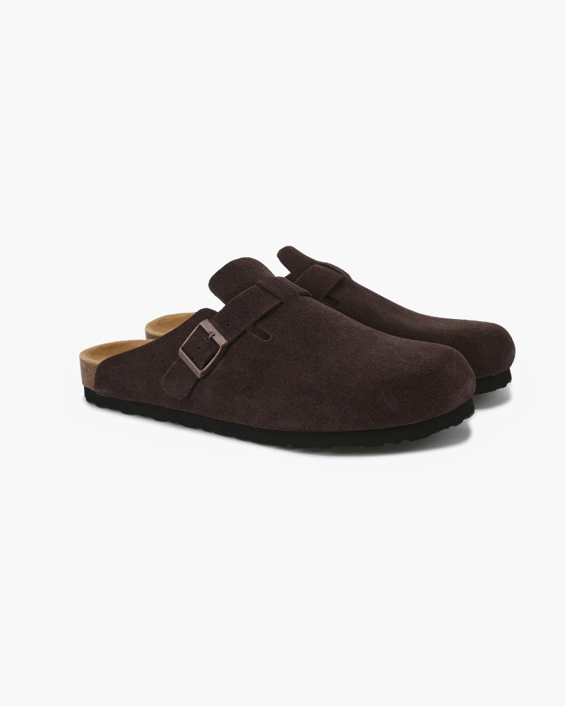 Old Money Wildleder-Clogs