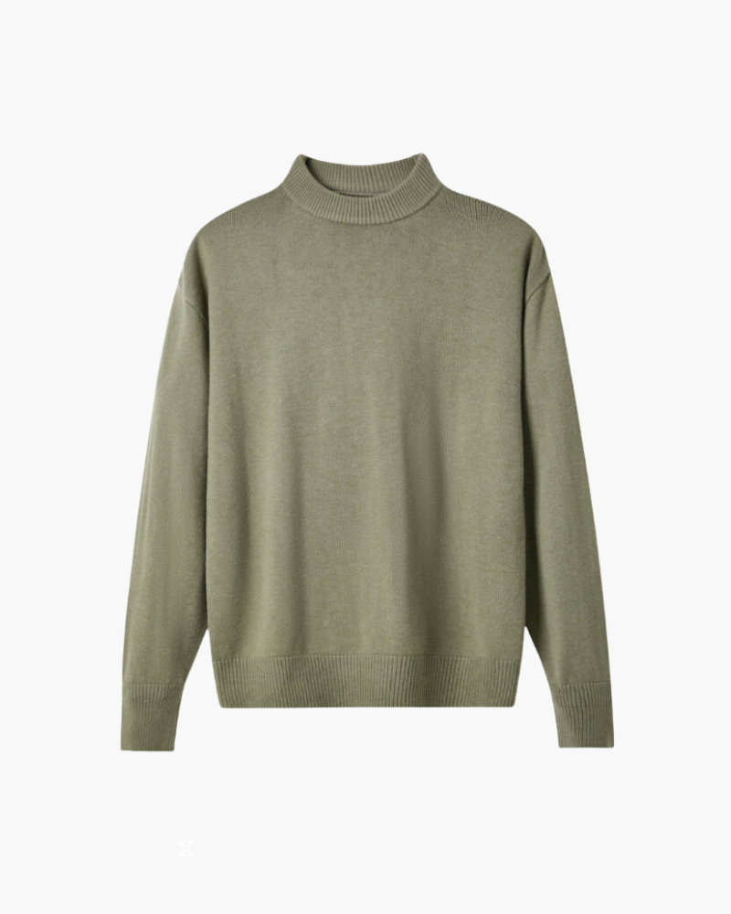 100% Premium Woll-Rollkragenpullover