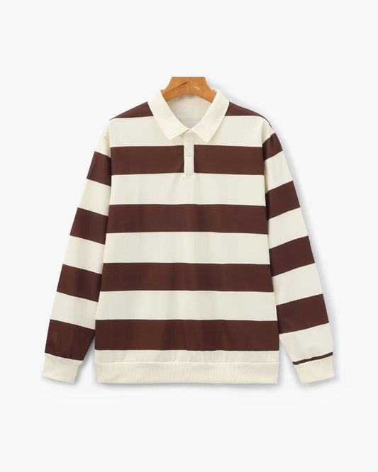 Vintage Rugby Polo mit Streifen