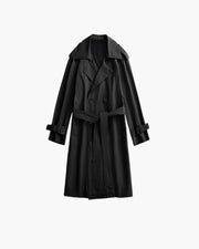 Klassischer Zweireiher-Trenchcoat