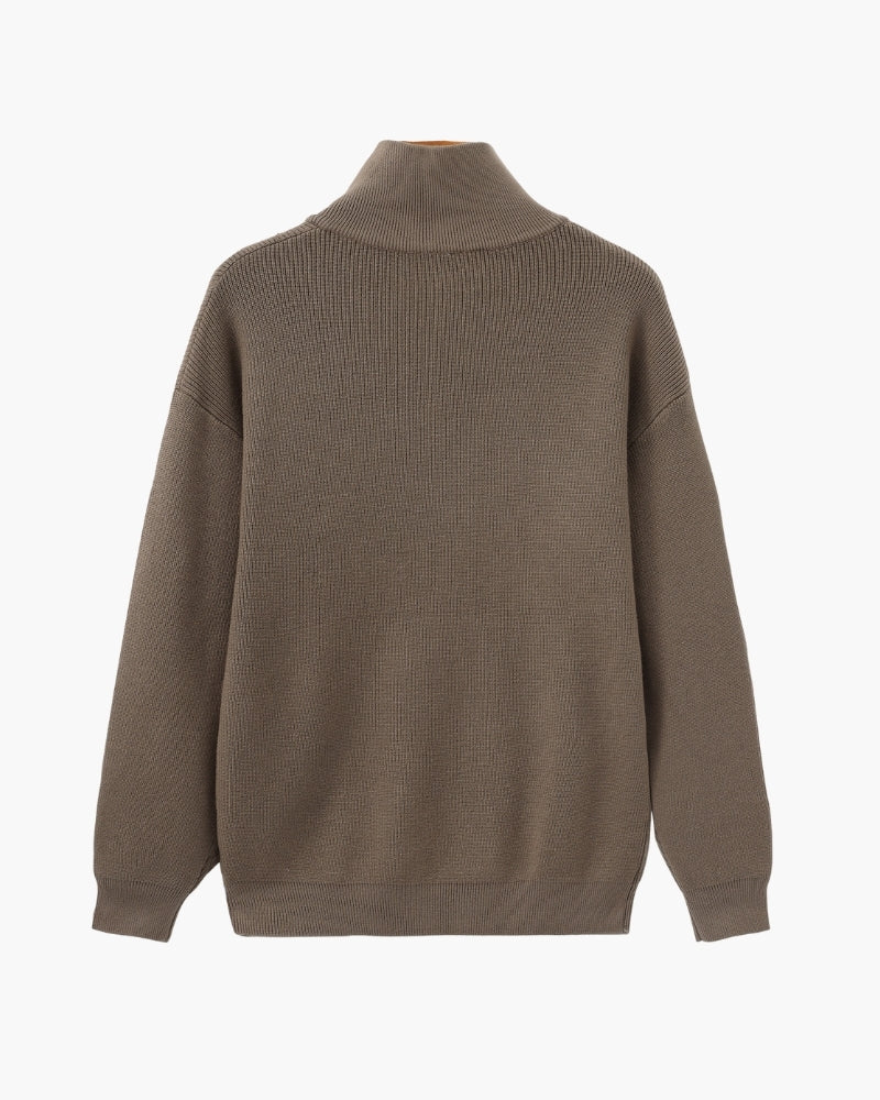 Edler Half-Zip Strickpullover