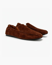 Premium Braune Wildleder-Loafer