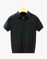 Signature Strukturiertes Strickpolo