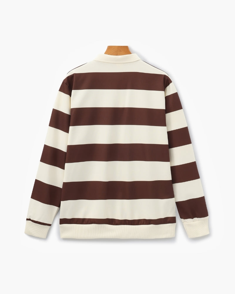 Vintage Rugby Polo mit Streifen