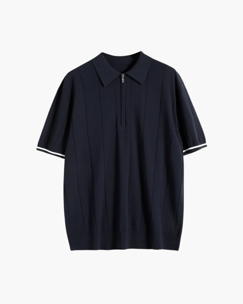 Signature Polo mit Kontrastbesatz