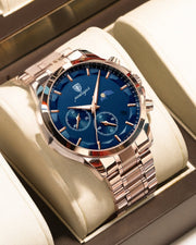Precision Chronograph Stahluhr