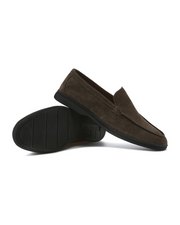 Premium Wildleder-Loafer - Schwarze Sohlen