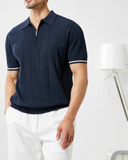 Signature Polo mit Kontrastbesatz