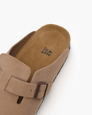 Old Money Wildleder-Clogs