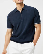 Signature Polo mit Kontrastbesatz