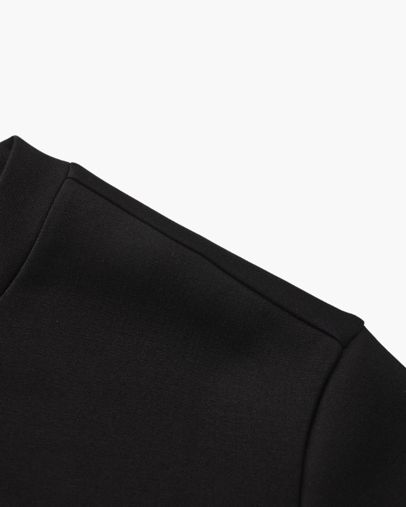 Klassisches Modal Blend Sweatshirt mit Rundhals