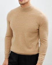 Edler Herbst-Rollkragenpullover