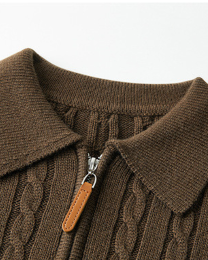 100% Premium Woll Zip Up