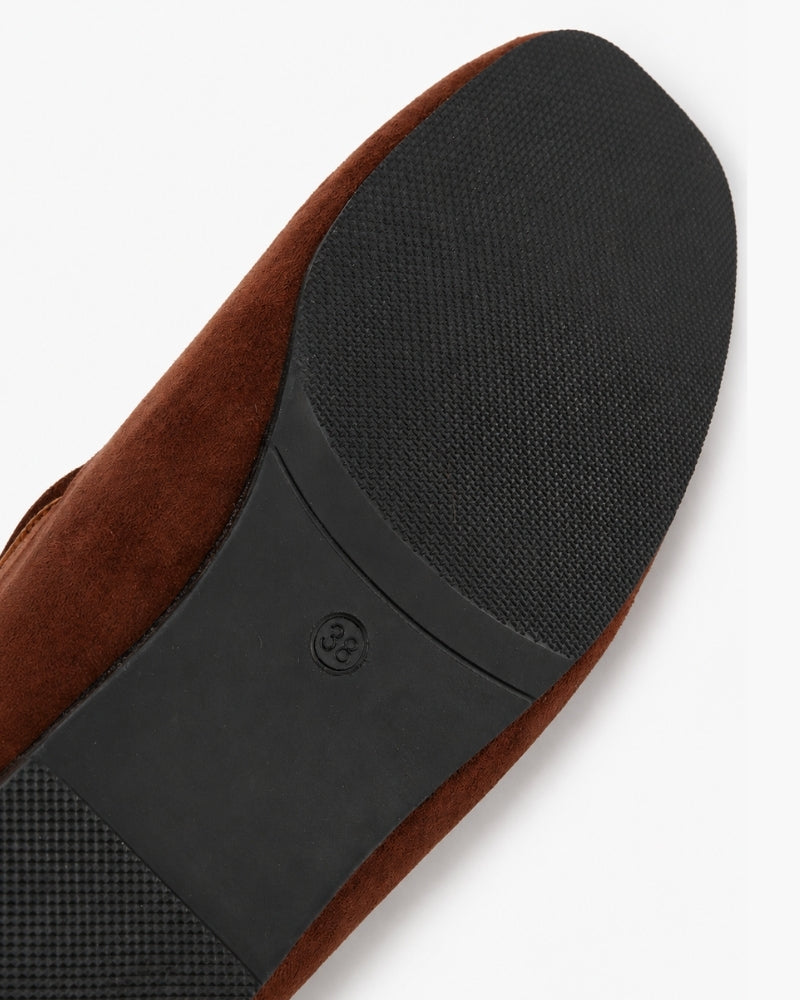 Premium Braune Wildleder-Loafer