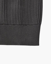 Rippstrick Pullover mit Rundhals