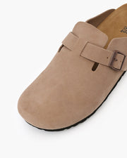 Old Money Wildleder-Clogs