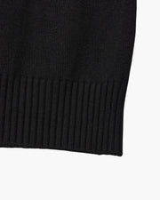 Essential Rippstrick Pullover mit Stehkragen