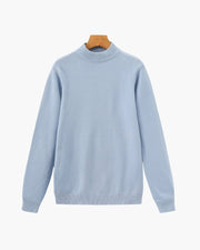 Essential Rippstrick Pullover mit Stehkragen