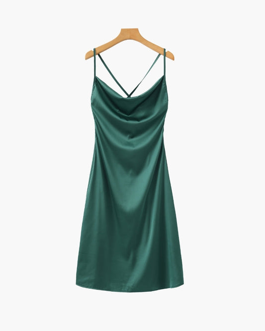 Old Money Seiden-Slipkleid