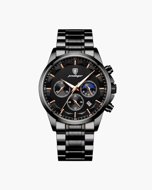 Precision Chronograph Stahluhr