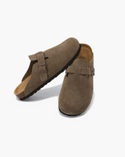Old Money Wildleder-Clogs