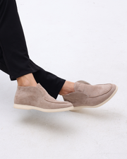 Old Money Hohe Wildleder-Loafer