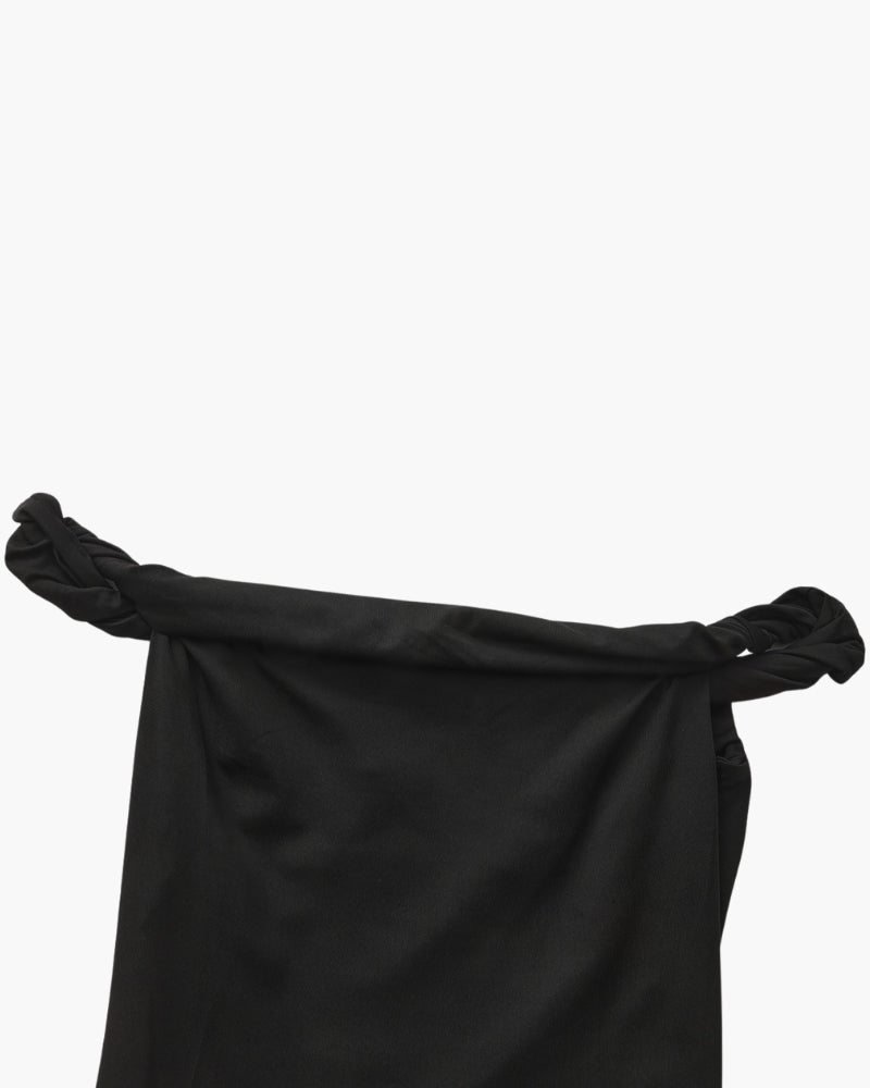 Langes One-Shoulder Bodycon Kleid
