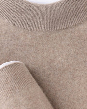 Edler Herbst-Rollkragenpullover
