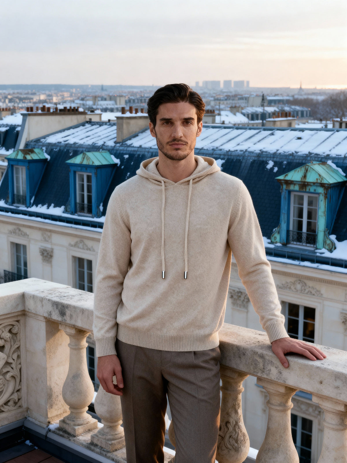 100% Kaschmir Hoodie