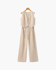 Classy Lady - Zweiteiliges Leinen-Set