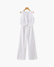Classy Lady - Zweiteiliges Leinen-Set