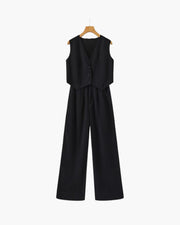 Classy Lady - Zweiteiliges Leinen-Set