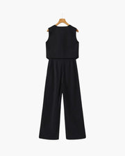 Classy Lady - Zweiteiliges Leinen-Set