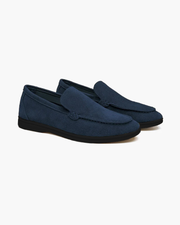 Premium Wildleder-Loafer - Schwarze Sohlen
