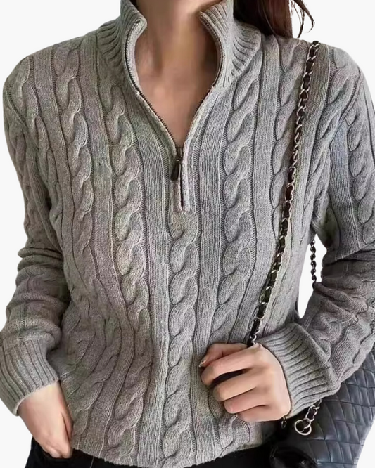 Damen Verbier Half Zip Pullover