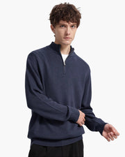 100% Merinowolle Zip Up