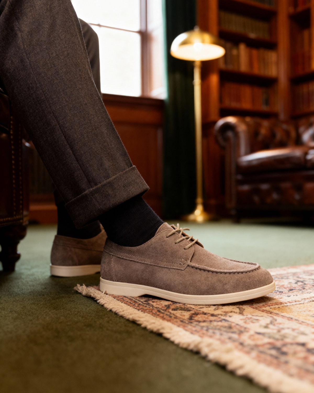 Premium Wildleder Schnürschuhe
