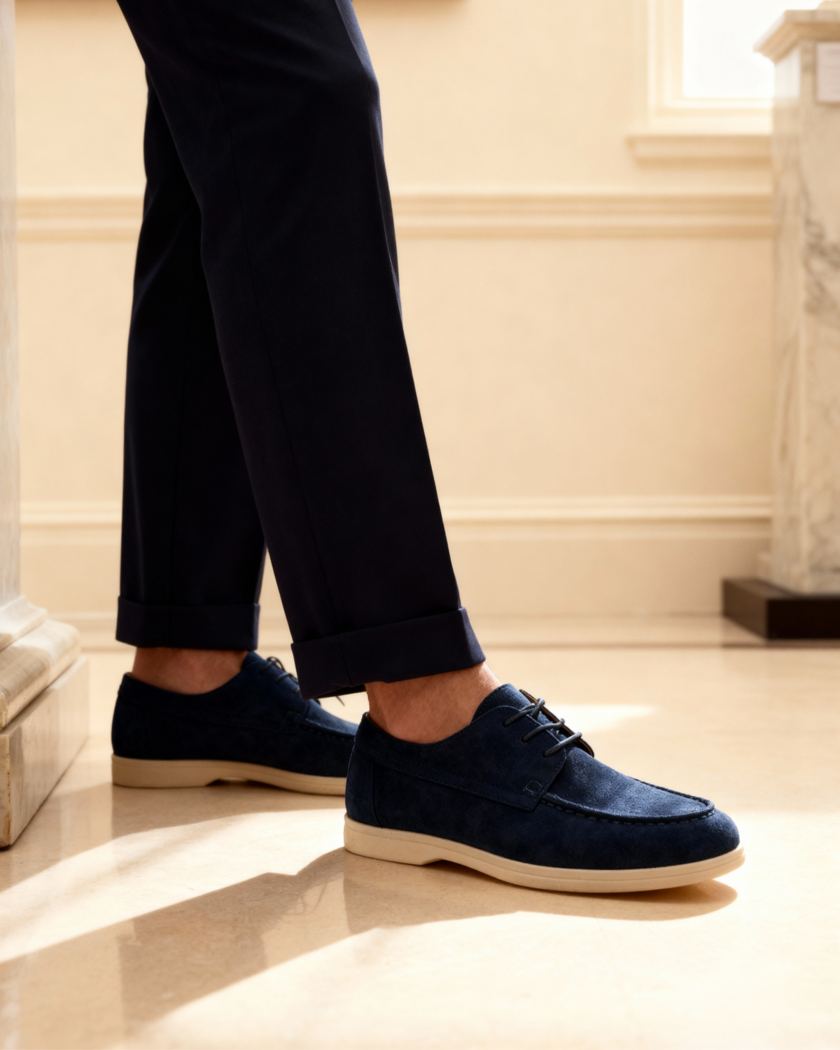 Premium Wildleder Schnürschuhe