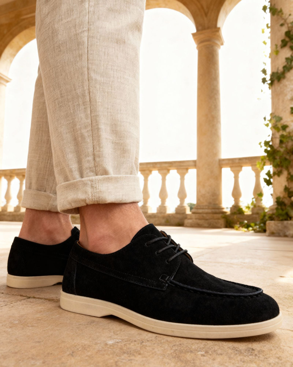 Premium Wildleder Schnürschuhe